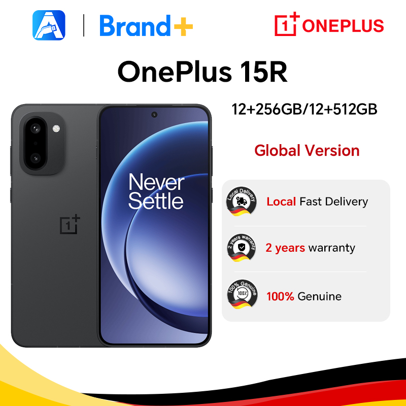 Teléfono Inteligente OnePlus 15R (Versión Global) 5G, 12GB + 256GB, 12GB + 512GB, Snapdragon 8 Gen 5, 7400 mAh, Pantalla de 165Hz, IP69, Negro