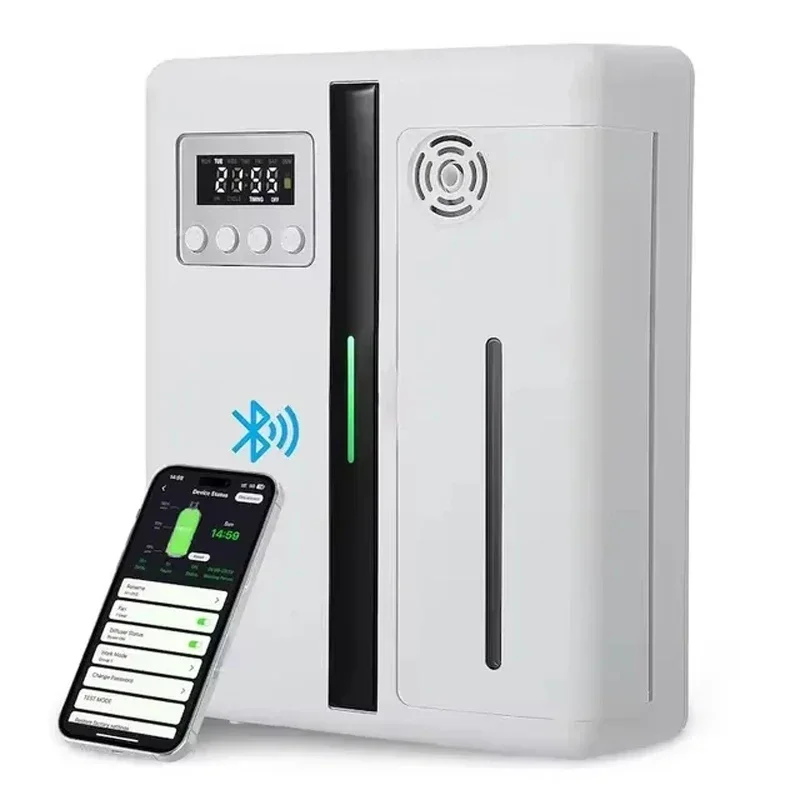 Difusor de Aroma inteligente con Bluetooth, ambientador para hoteles, difusor aromatizante, cobertura de 300m3, olor eléctrico para distribuidor de olores domésticos