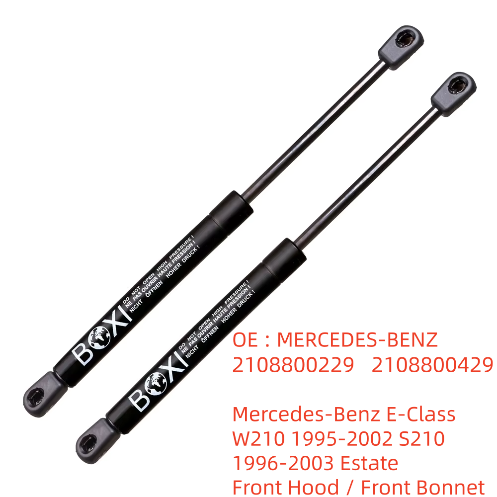 BOXI 2 Piezas Soporte de Elevación de Capó 2108800229 2108800429 para Mercedes-Benz Clase E W210 1995-2002 S210 1996-2003 Amortiguadores de Elevación para Vagoneta