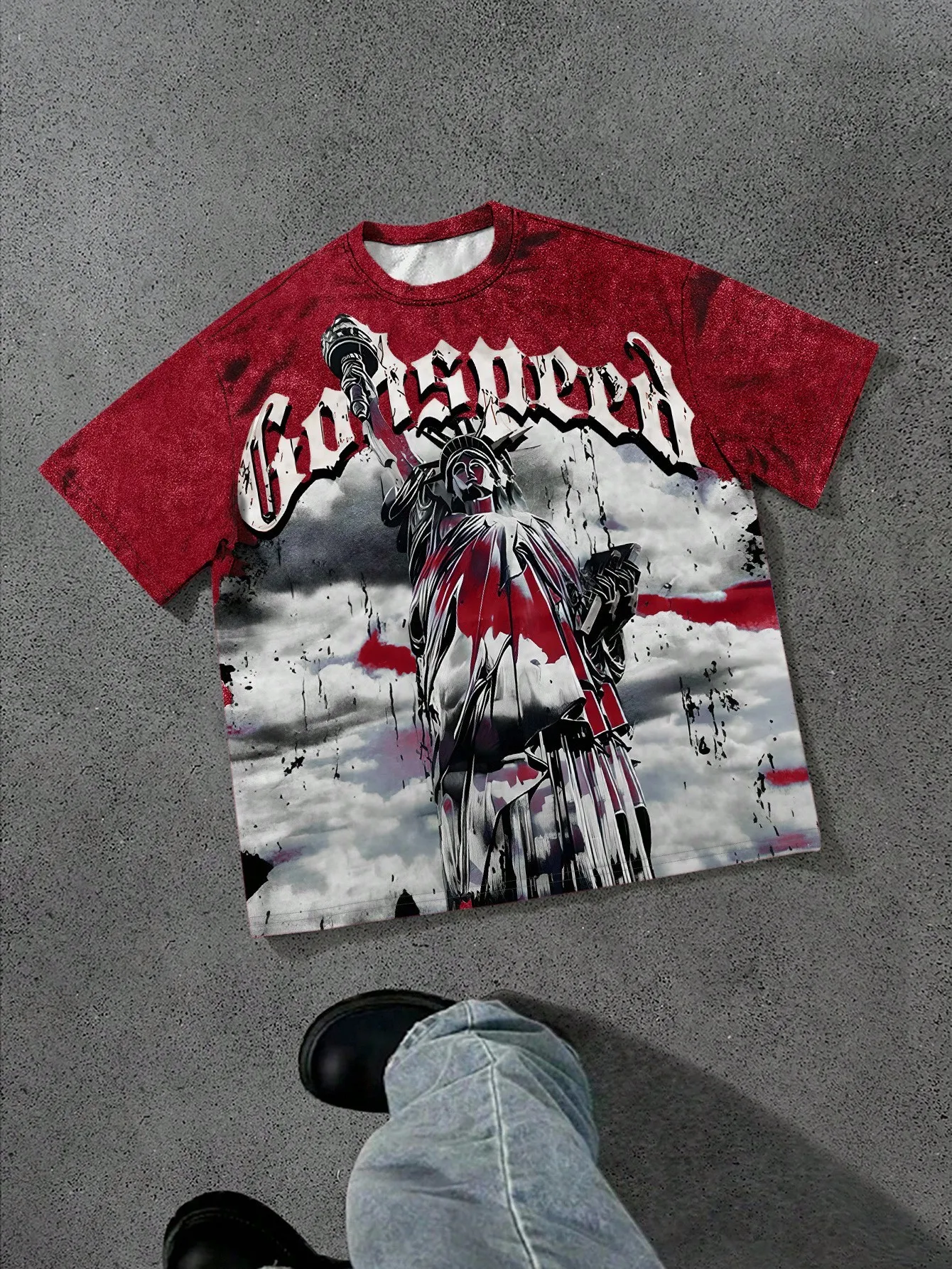 PAVTROS Manfinity Streetrush Brief Drucken T-shirt Vintage Männer Frauen Kleidung Harajuku Y2k Tops Sport Unisex T Kleidung