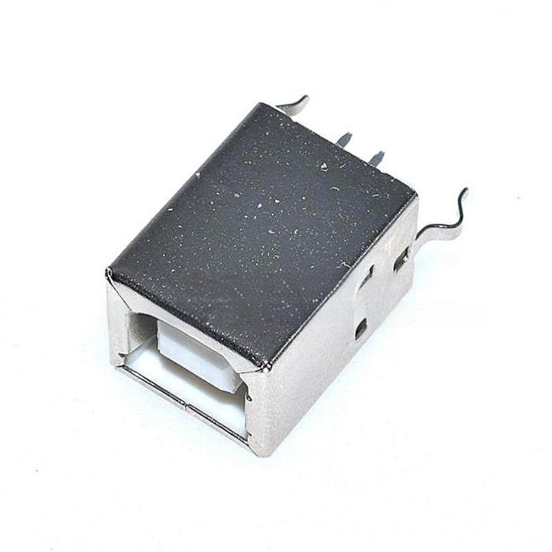 10 pièces USB type-b vertical type D (BF-180), 180 °   Prise femelle, port carré