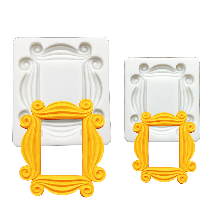 Photo Frame Silicone Sugarcraft Mold Chocolate Cupcake Baking Fondant Cake Decorating Tools