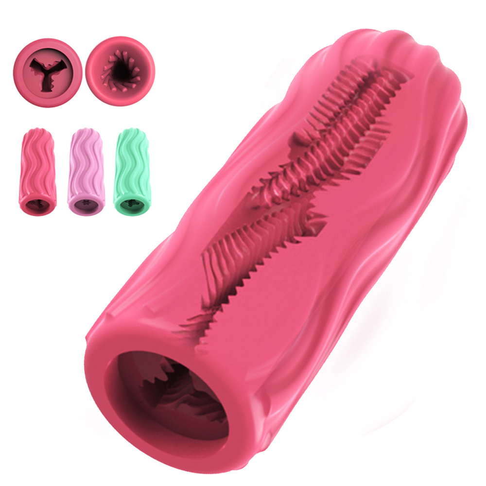 Cangkir masturbasi pria portabel untuk pria mainan Fidget lembut aman mainan seks orgasme pria mainan seks Vagina realistis barang dewasa
