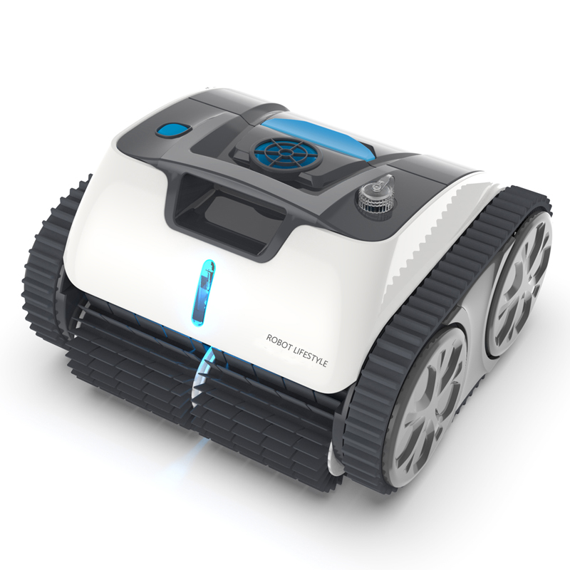 Robot aspirador inalámbrico para piscina, batería de litio recargable, 8600mAh, planificación de ruta, autoretención inversa automática