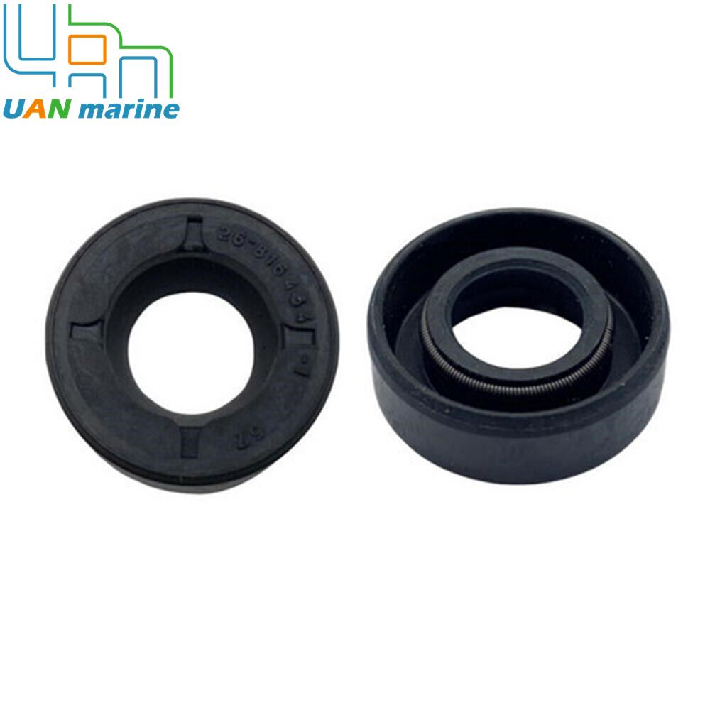 2 uds sello de aceite para 75 90 HP 4 tiempos Honda 91253-ZW1-003 Mercury Marine 26- 8164641   26-76384 26-8M 0204708    26- 816464   9-76116