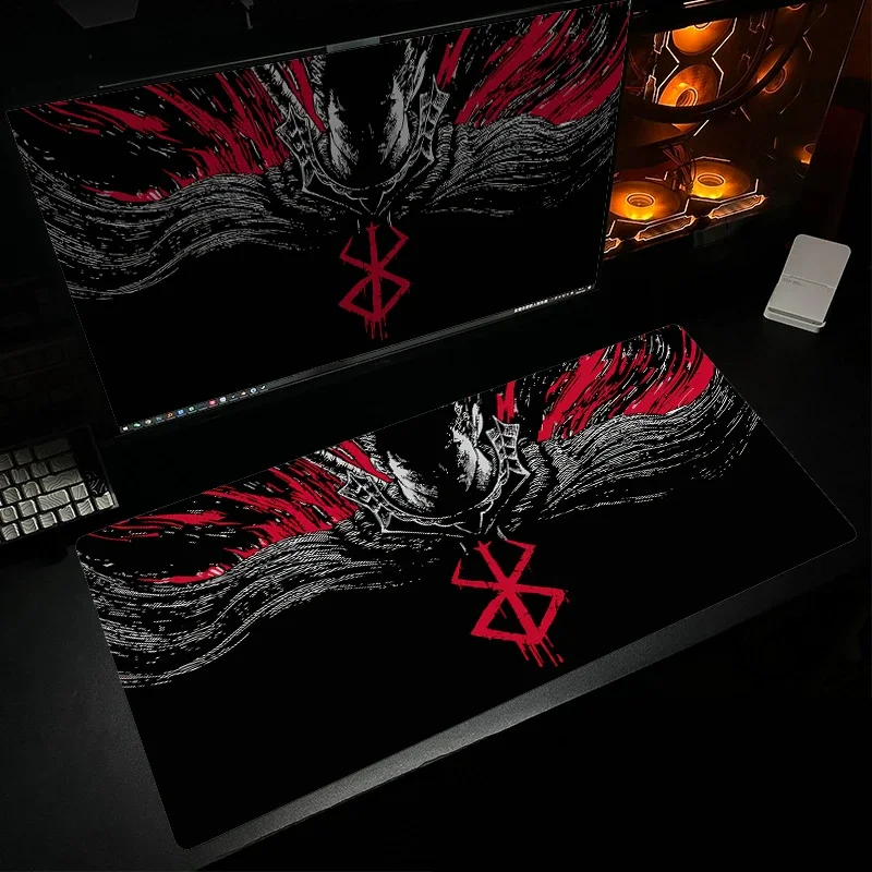 Podkładka pod mysz Akcesoria komputerowe do gier Varmilo Klawiatura Podkładka pod mysz CS GO LOL Mata pod mysz Berserk Guts Anime Dywan Mata na biurko dla graczy