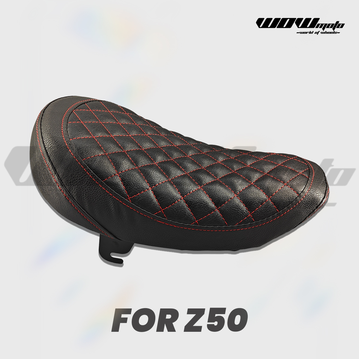 Jok Mini Moto Untuk Monkey Z50 |   Dua sadel kuda Long Tail Black Vinyl Comfort untuk dua orang |   Part Suku Cadang Jok Motor Custom Berkualitas Tinggi