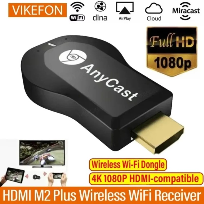 4k 1080p tv stick m2 plus sem fio wifi display tv dongle receptor compatível com hdmi para dlna airplay miracast para anycast para ios