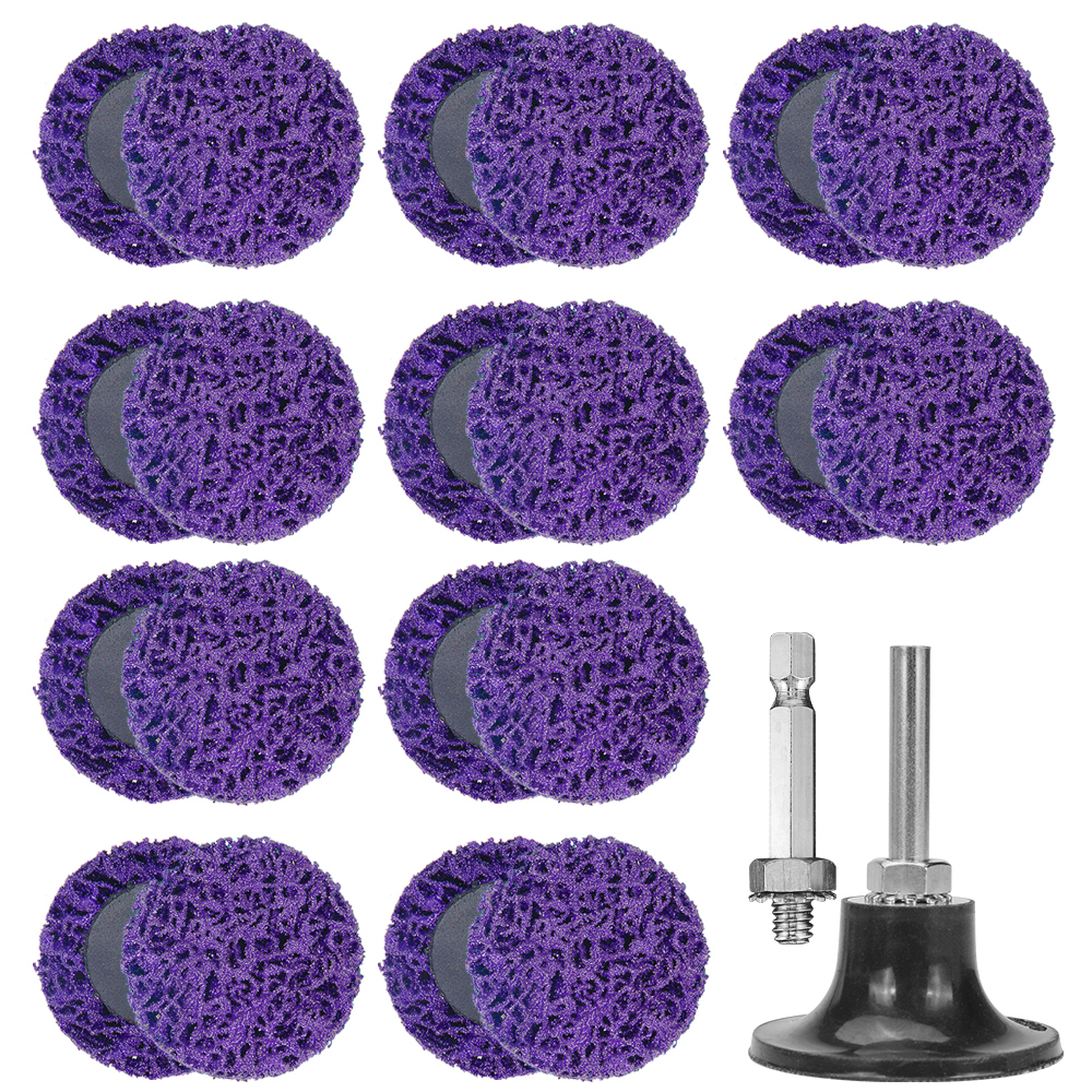22 stücke Rost Entferner Rad Disc Schleif Winkel Schleifen Rad 50mm Schleifen Disc Polieren Streifen Disc Schleif Räder