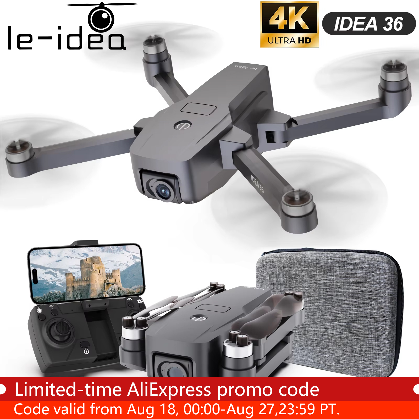 TT36 GPS RC Дрон с камерой 4K 5 ГГц WIFI FPV Оптическое позиционирование потока Квадрокоптер Бесщеточный двигатель Дистанционное управление Дроны C0