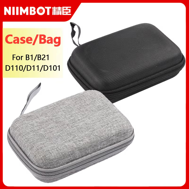 Niimbot impressora caso saco para niimbot d11 d101 d110 b1 b21 impressora portátil bolso etiqueta impressora térmica uso escudo protetor