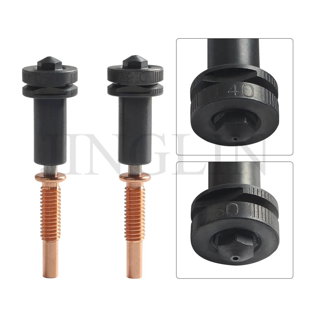 Buse améliorée pour calculatrice E3D Hotends, buses à haut débit, acier trempé, cuivre, titane, matériau TC4, 0.4mm, 0.6mm