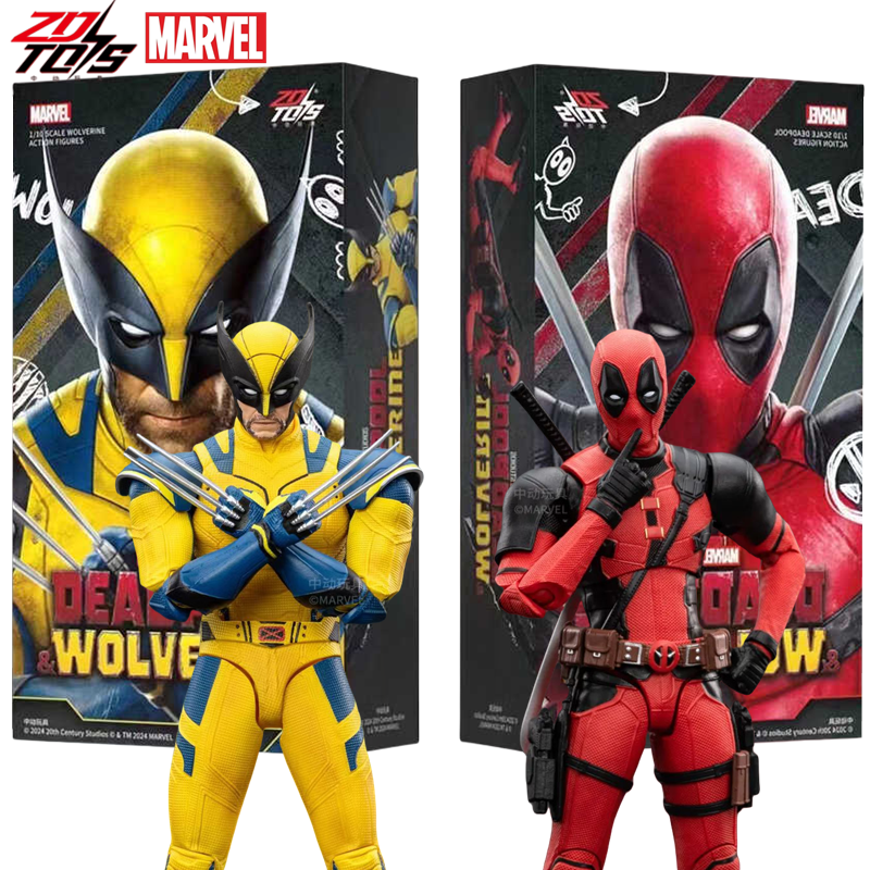 Figurki kolekcjonerskie ZDTDS Deadpool & Wolverine X-Men Logan Winston Wilson, figurki akcji z filmów, ruchome stawy, zabawki, prezenty