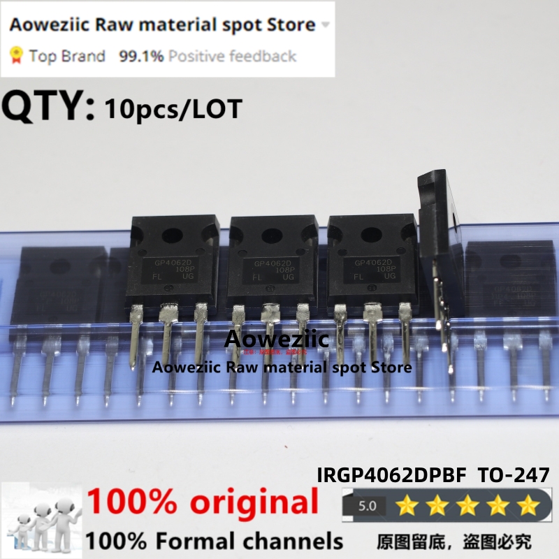 Aoweziic 2022 + 100 новый импортный оригинальный транзистор IRGP4062DPBF IRGP4062D GP4062D TO-247 IGBT 600 в 48 а