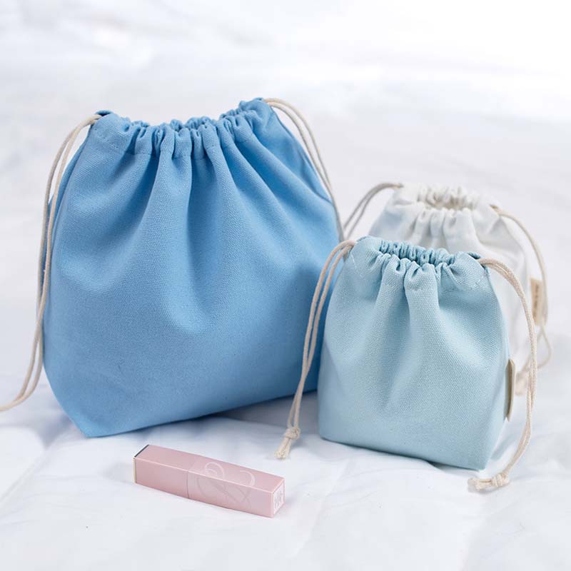 27*20Cm Chắc Chắn Túi Dây Rút Túi Eco Có Thể Tái Sử Dụng Vải Bố Mua Sắm Túi Nữ Du Lịch Túi Bảo Quản Thun Túi bộ Trang Sức Túi