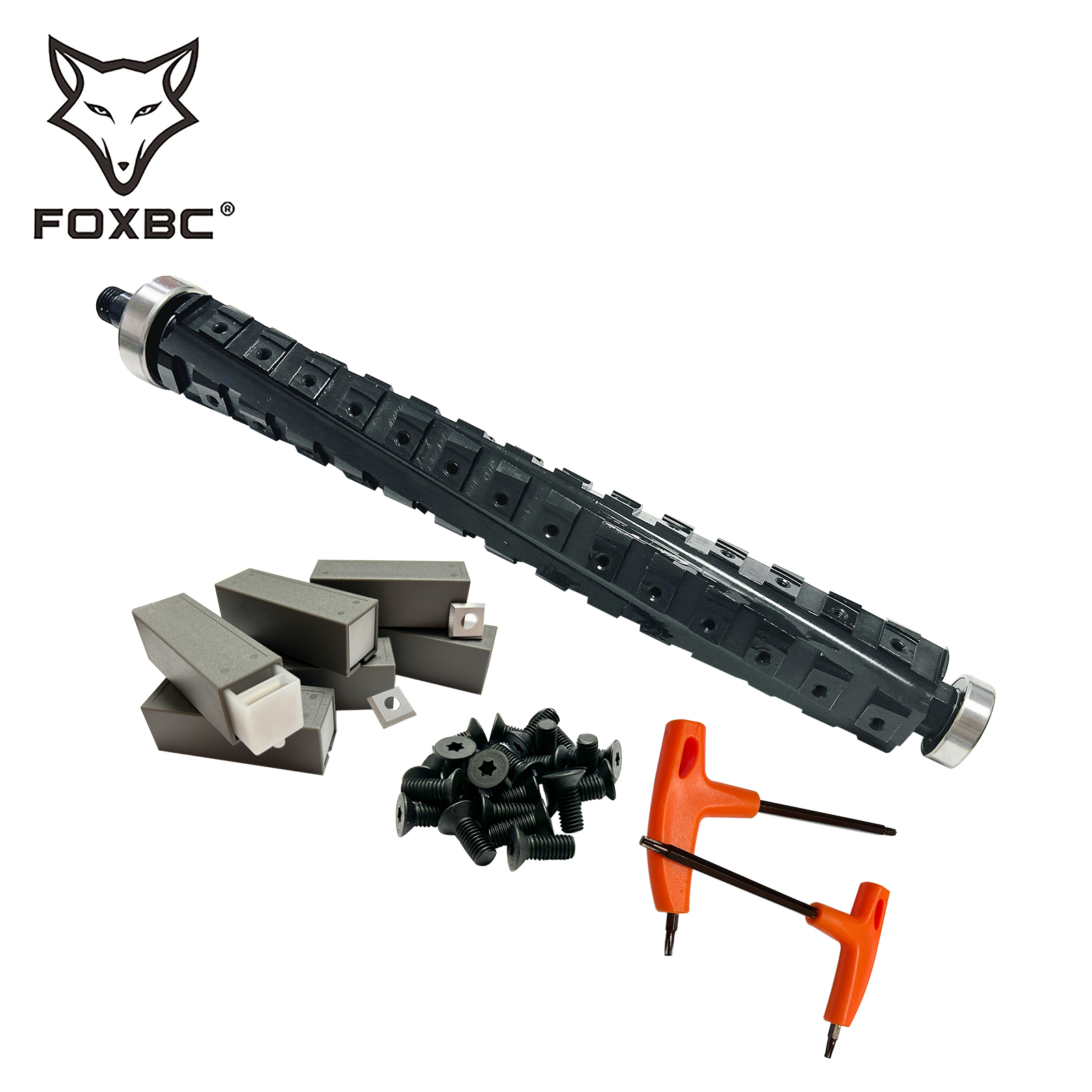Foxbc verbesserter spiralförmiger Schneidkopf für Dewalt dw735 dw735x Hobel mit 61 stücke Hartmetalle in sätzen