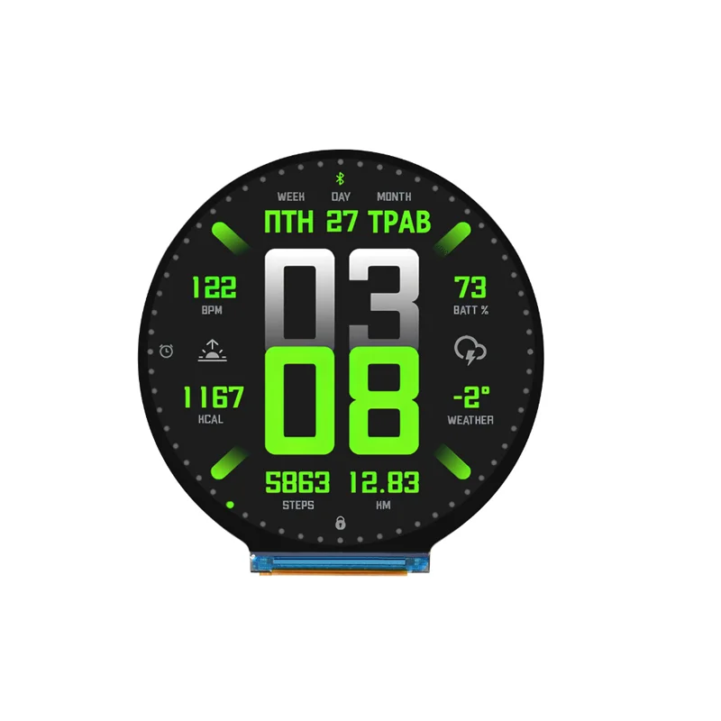 Waveshare ESP32-S3 2,8 inch rond IPS LCD-scherm 480x480 aanraakoptie QMI8658 sensor / MIC / SD / MP3 audio / HMI voor Arduino