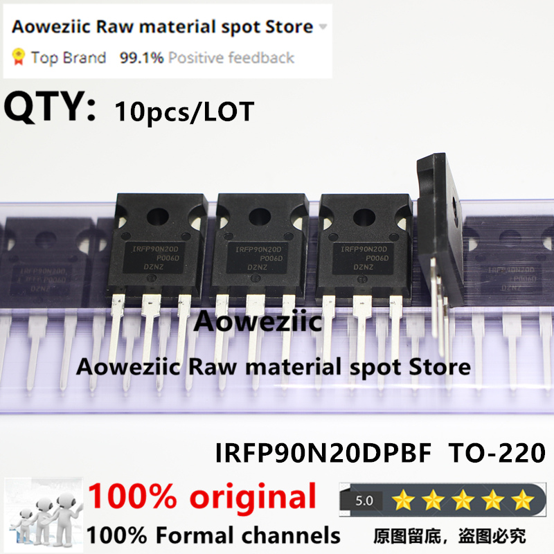 Aoweziic 2020 + 100% nouveau importé Original IRFP90N20DPBF IRFP90N20D IRFP90N20 FP90N20D TO247 effet de champ trois pôles 200V 94A