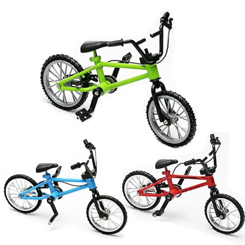 Миниатюрный велосипед BMX в стиле ретро из сплава, модель велосипеда, игрушки, модель, портативный мини-велосипед для детей
