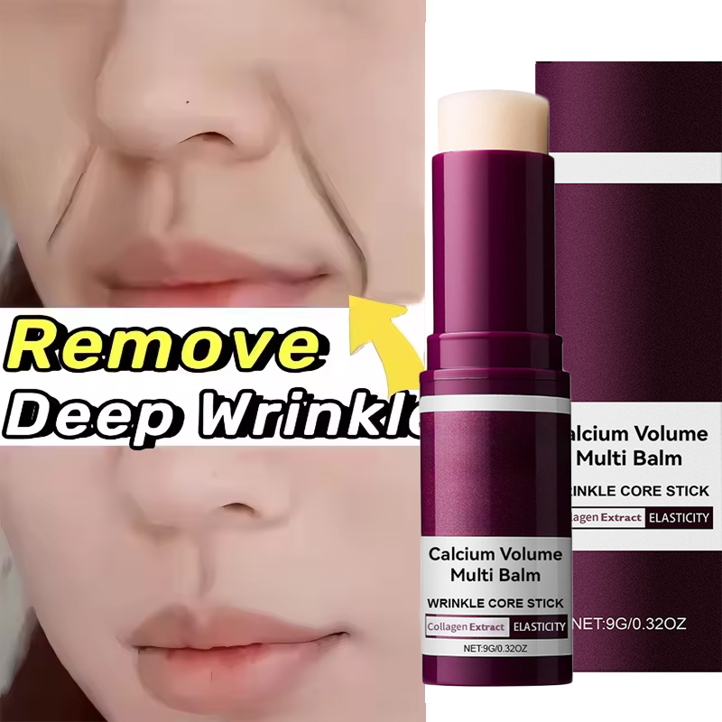 Calcium Volume Multi Balm Stick Collagen Hydrating Anti Aging Firming Brightening Fade Fine Lines Nourishing Facial Skin Care