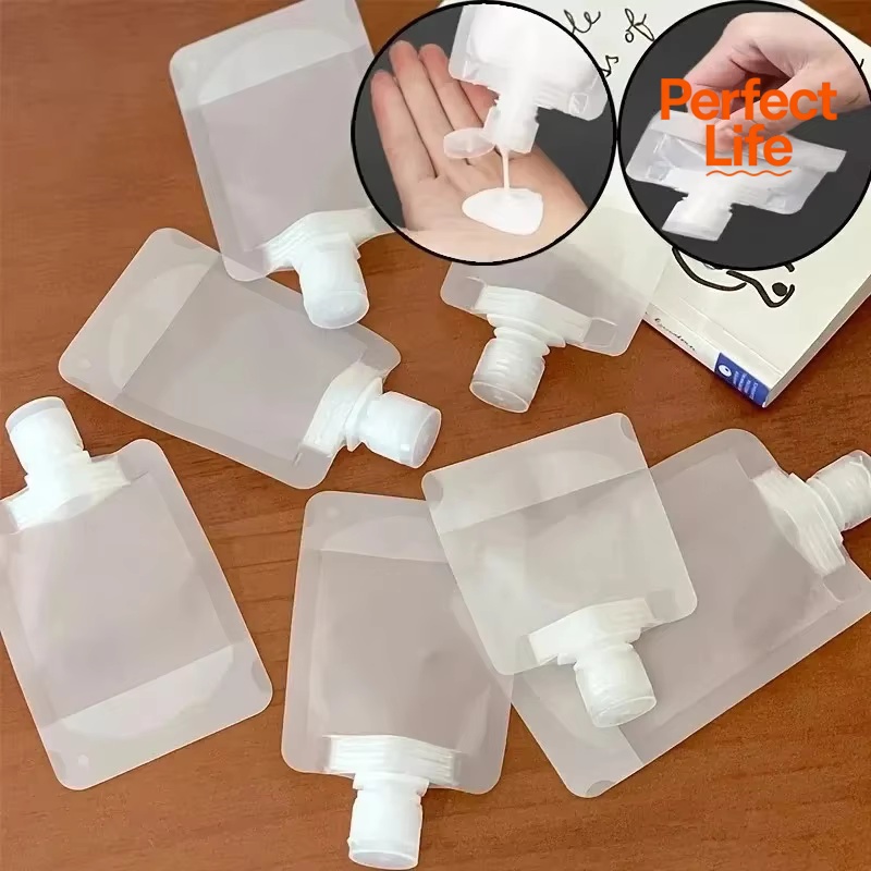 10cs 30/50/100ML Subpacote de Viagem Espessado Loção Cosmética Gel de Banho Shampoo Limpador Facial Portátil
