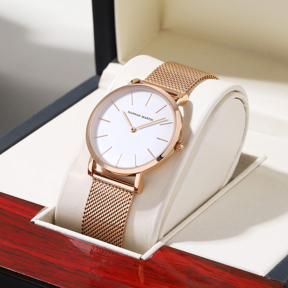 Relógio feminino marca superior dropshipping japão movimento de quartzo 36mm ouro rosa à prova dwaterproof água moda nórdico minimalista senhoras relógios
