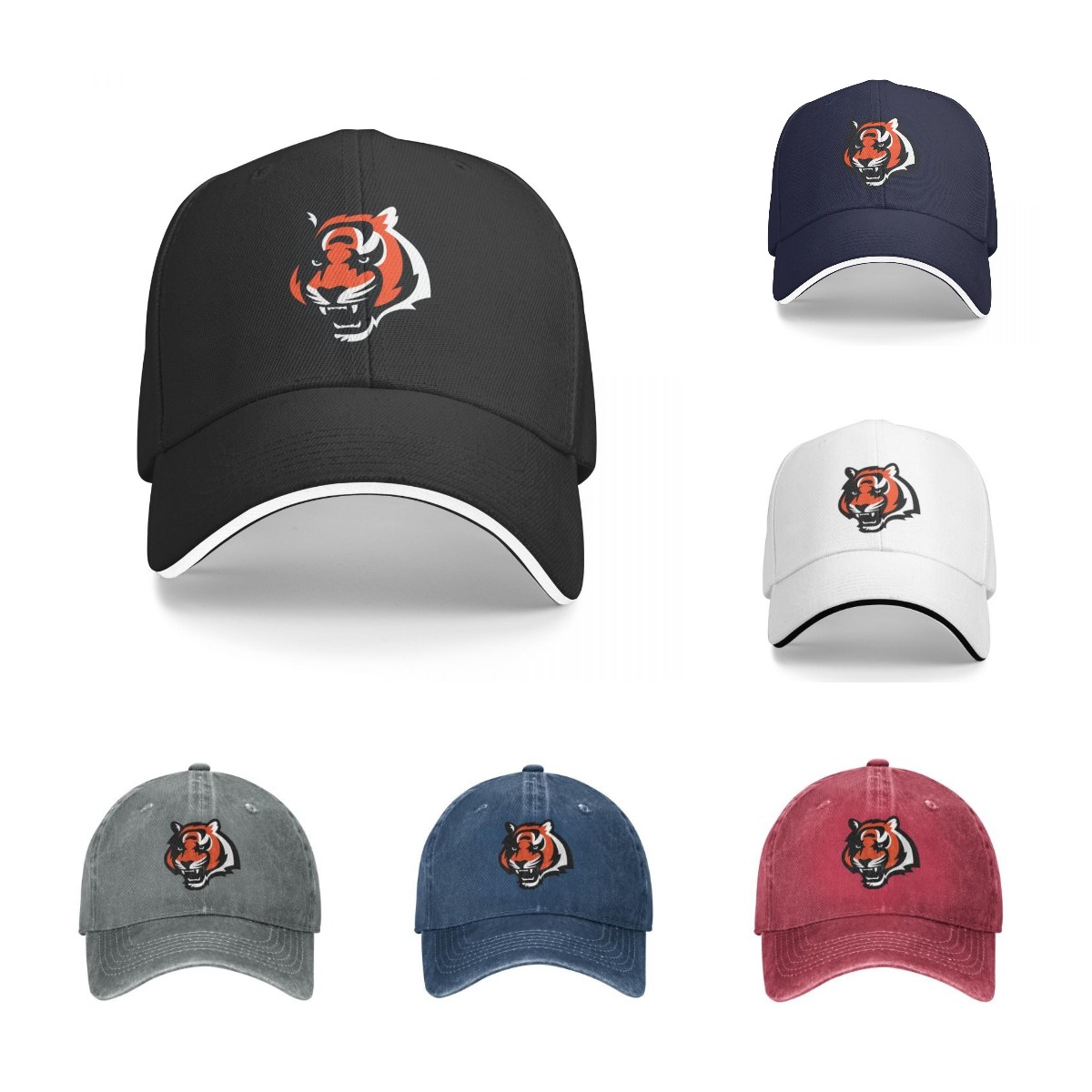 Bengals Trucker Cap Snapback Hat dla mężczyzn Baseball Męskie czapki Czapki z logo