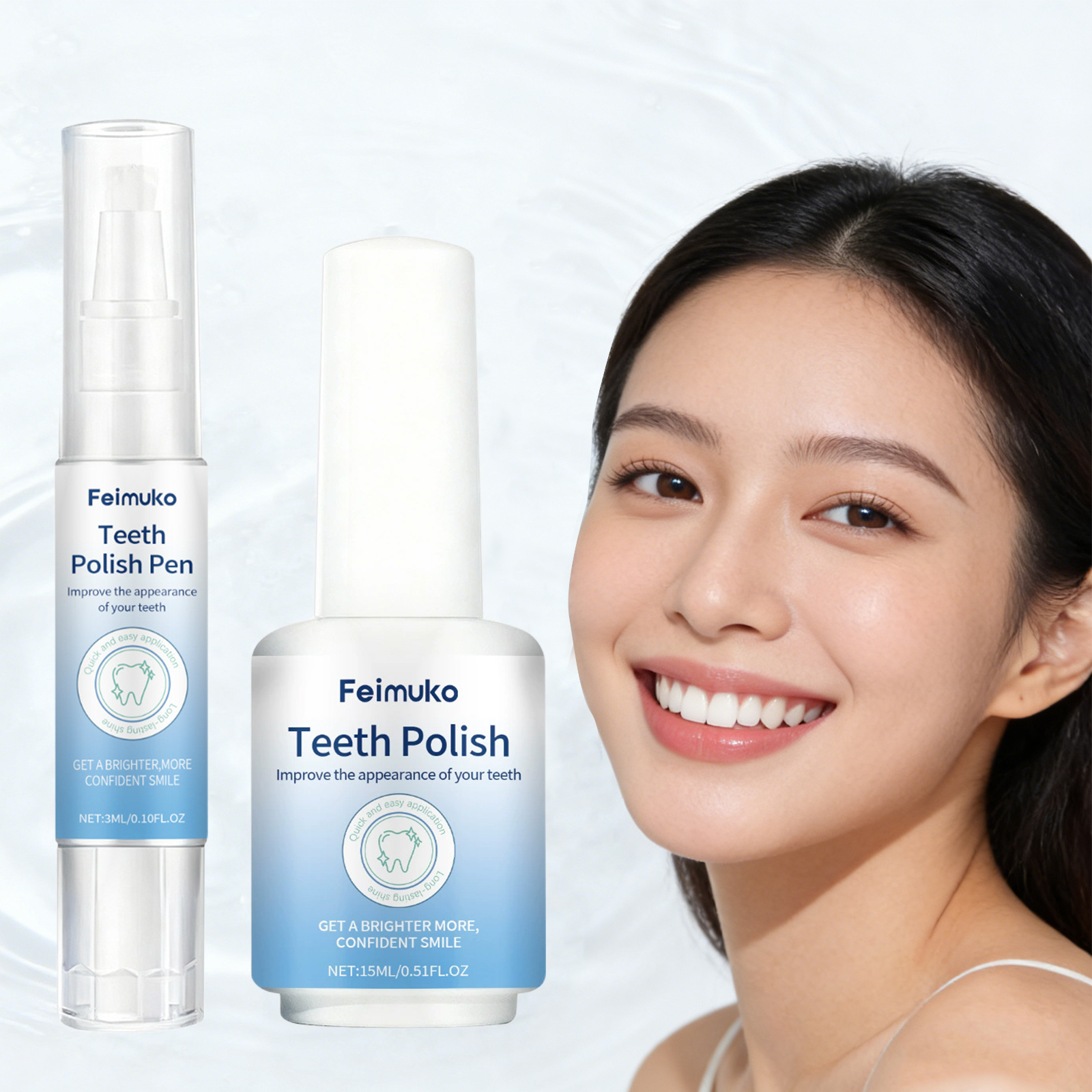 Teeth Whitening Paint Instant White Tooth Paint Long-Lasting Polish Bright Smile Fresh Breath Hydroxyapatite Teeth Bleaching Pen