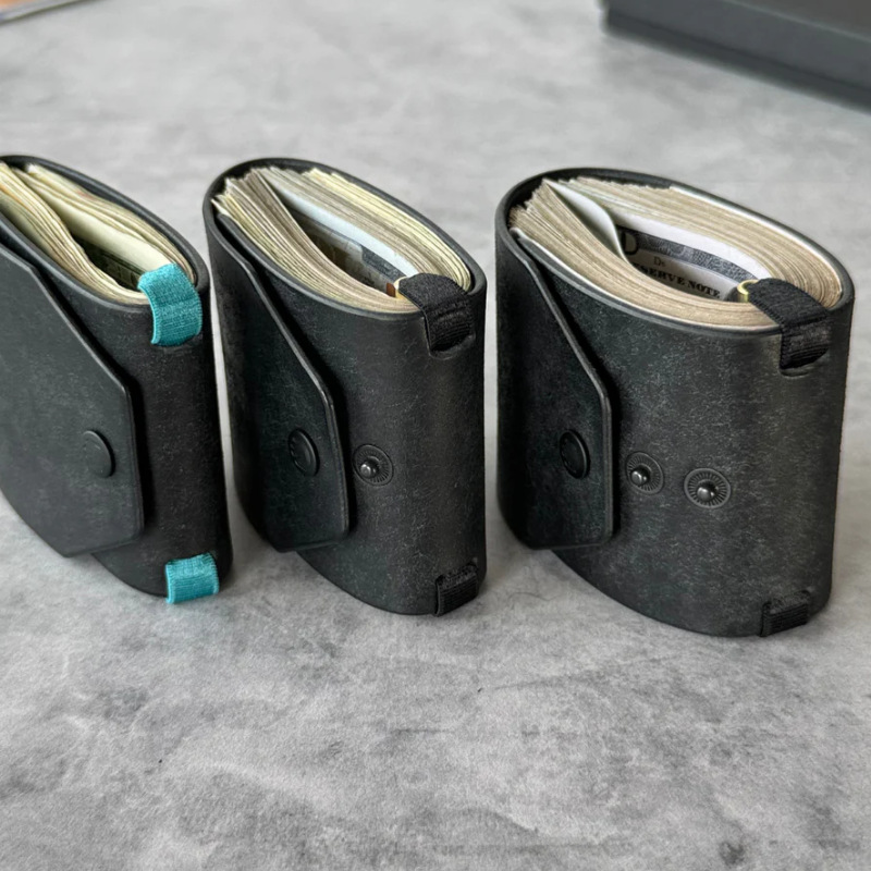 Tempat Uang Tunai Akses Cepat — Dompet Kulit PU / Pembungkus Uang — Klip Organizer, Tempat Uang Kertas, Kantong Penyimpanan, Dompet Saku