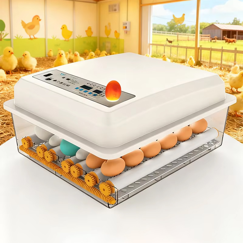 Incubadora de ovos inteligente automática, capacidade de 16/36 ovos, uso pequena máquina de incubação para casa, frango, pato, ganso, pombo, verificação de giro