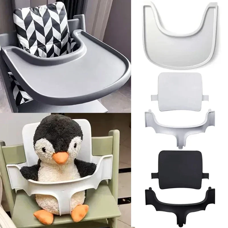 Para cadeira de crescimento jantar placa fosca bebês cadeira de alimentação mesa de jantar placa assento alto bandeja crianças cadeira de jantar acessórios