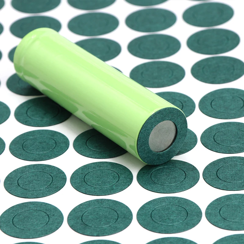 20~500 pz. Guarnizioni isolanti per batterie agli ioni di litio 18650 21700 26650, carta adesiva per celle, cuscinetti isolanti per elettrodi