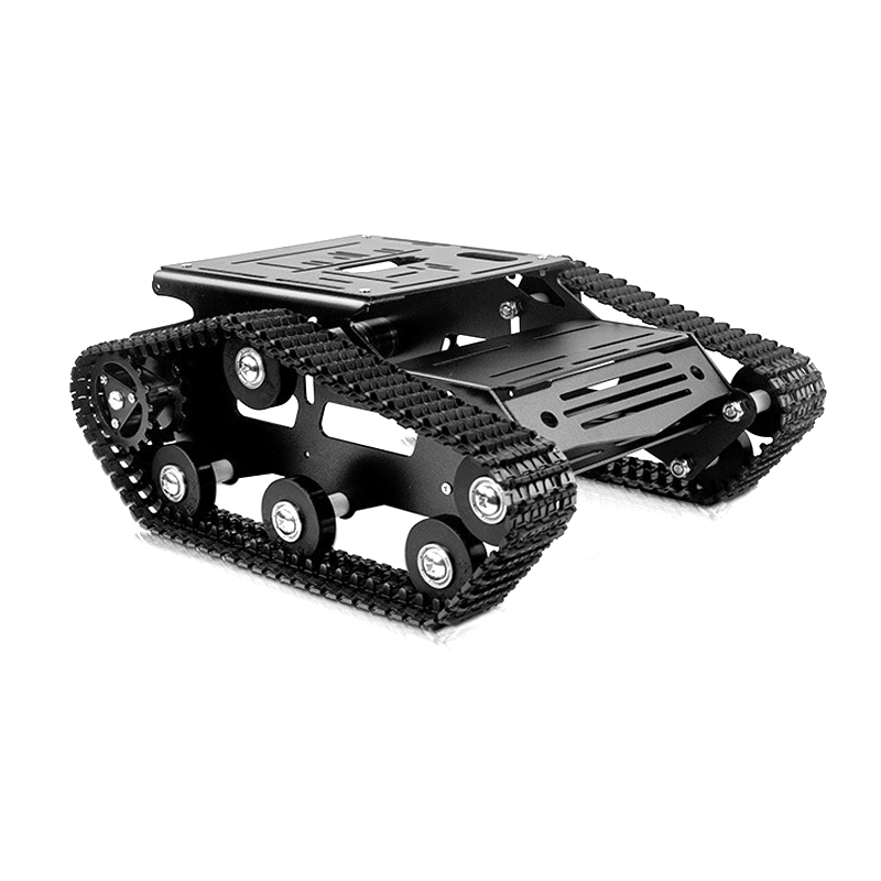 5-10KG PayLoad ถังโลหะแชสซี TRACK Dual 12V DC มอเตอร์หุ่นยนต์รถสําหรับ Arduino Raspberry Pi หุ่นยนต์ DIY ชุด RC ถังโครงการ