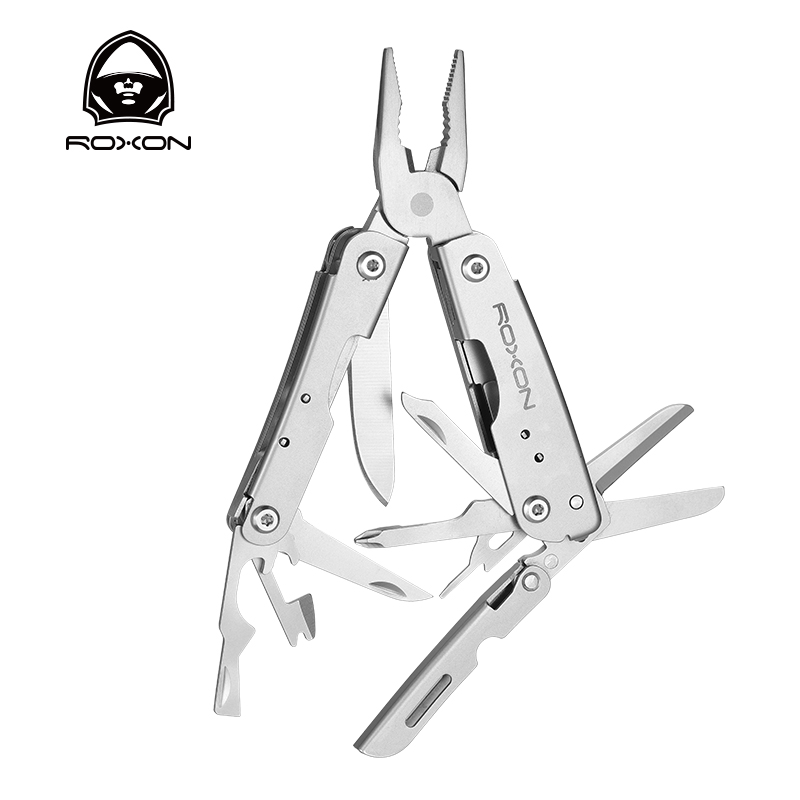 ROXON M2 14-in-1 mini-multitool Klein lichtgewicht met inklapbare schaar Mini Storm