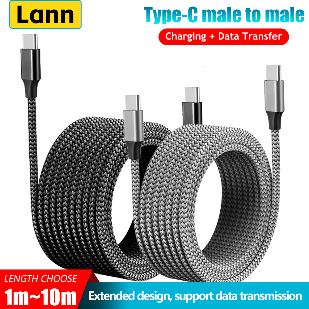 Type C to Type C PD 60W Fast Charging Cable Type C 3m 5m 8m 10m Extending Data Cable for iPhone 15 Pro Max Huawei Xiaomi Samsung