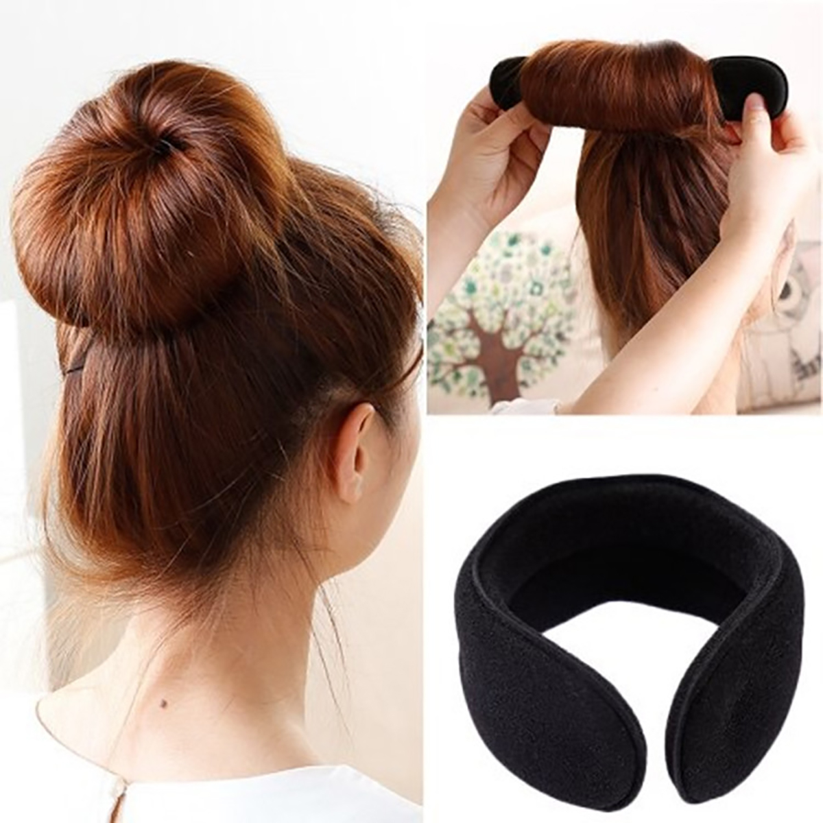 2 uds de esponja accesorios para el cabello de mujer rizador de esponja de pelo rizado con herramientas de bricolaje de peinado retorcido especiales para pelucas de cabello real