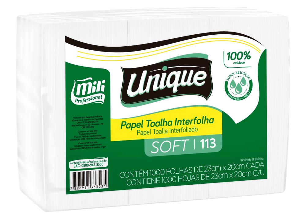 Unique Mili soft interfoil paper 100% 20x23c/1000fls