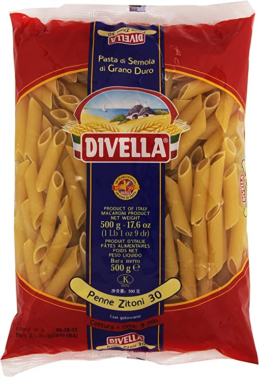 Penne Zitoni Tube Nudeln 30 500g - Divella