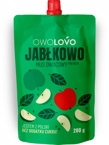 MUS JABŁKOWY 200g JABŁKOWO