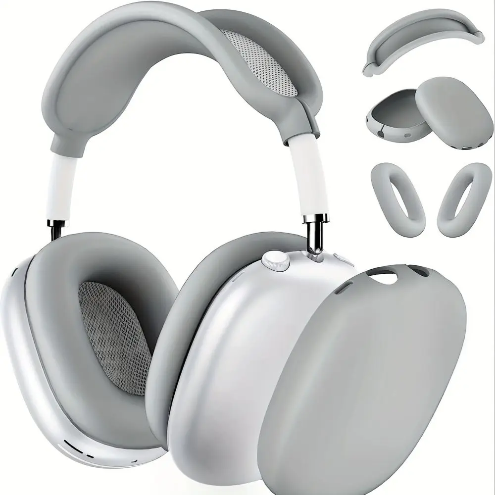 3 in 1 Soft Silicone Skin Protector Headphones Case For Airpods Max Cases Anti Scratch Shockproof Earphone Cover Accessories