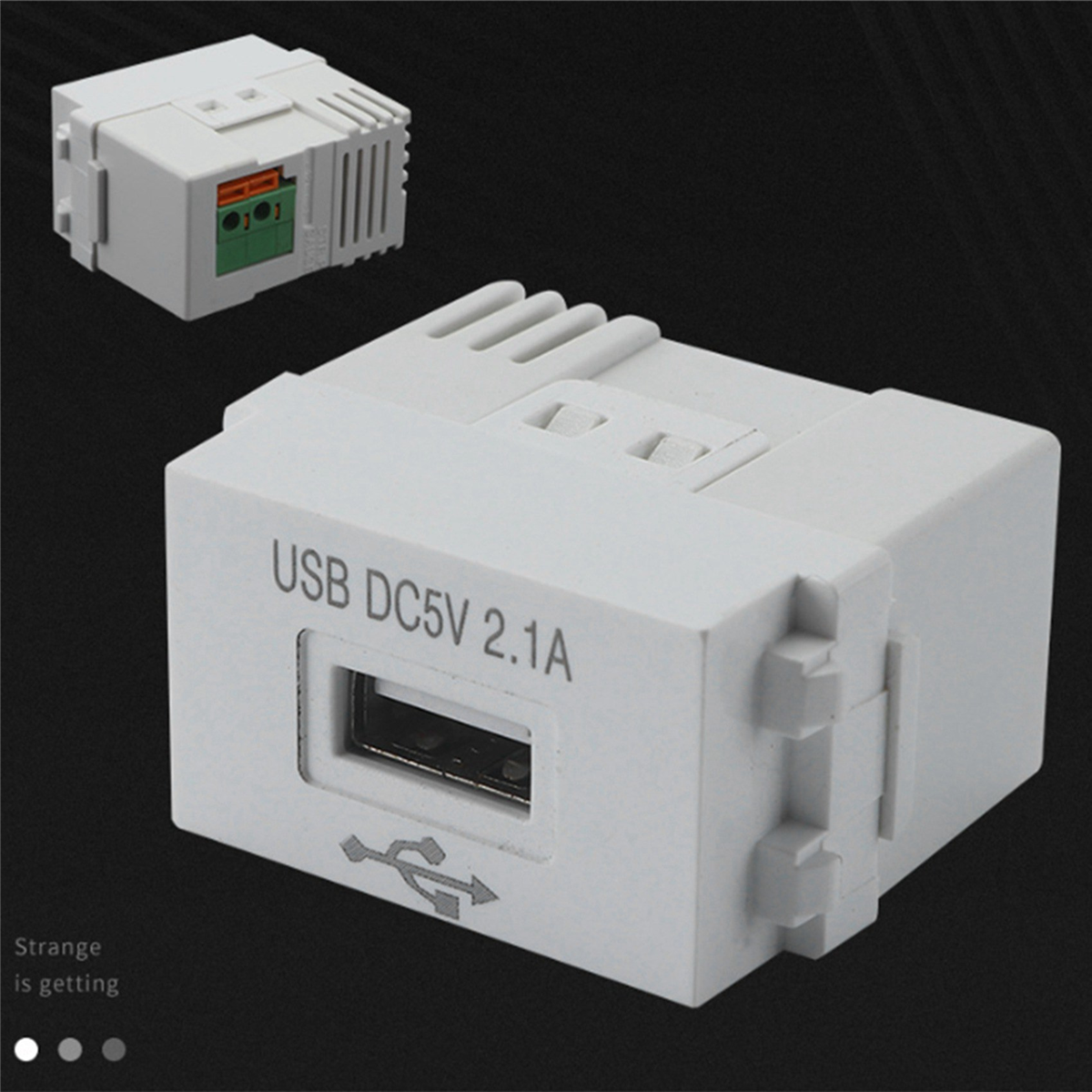 6X панель для зарядки телефона, USB-модуль питания, розетка 220 В, трансформатор 5 В, 2,1 А, USB-разъем для зарядки, адаптер-A74Z