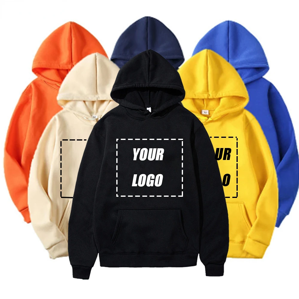 Venda quente moletom com capuz personalizado masculino design seu logotipo velo com capuz roupas femininas harajuku outerwear y2k tamanho com capuz XS-3XL