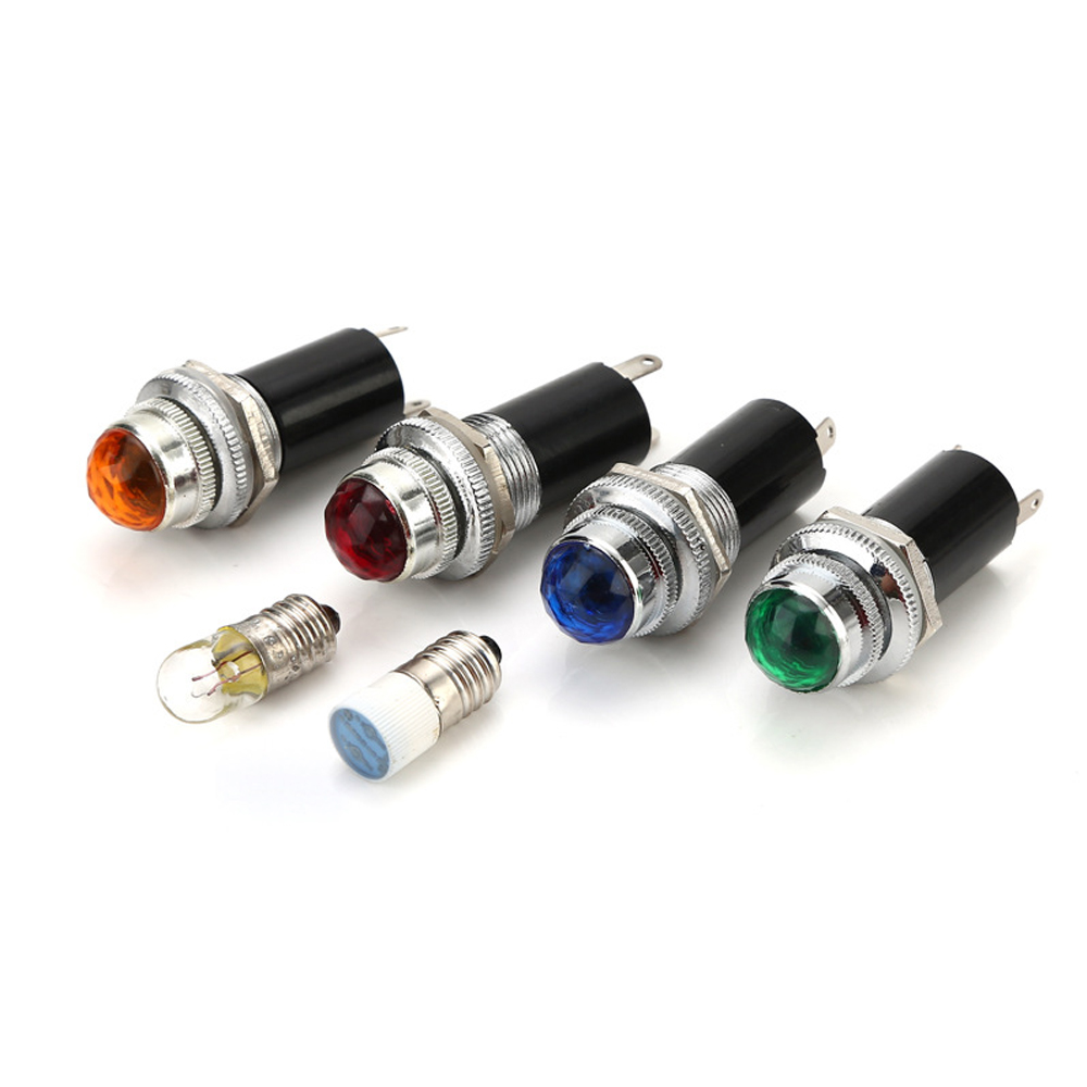 ABILELLEN-Voyant de tête de type diamant, lampe pilote industrielle, lampe de signalisation industrielle pour équipement mécanique, 16mm, 12V, 220V