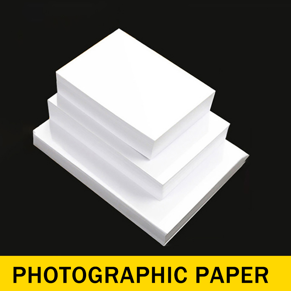 Fniiva 100 pièces 3R/5R papier Photo brillant 230g haute brillance séchage rapide pour Canon Epson HP imprimante à jet d'encre de haute qualité