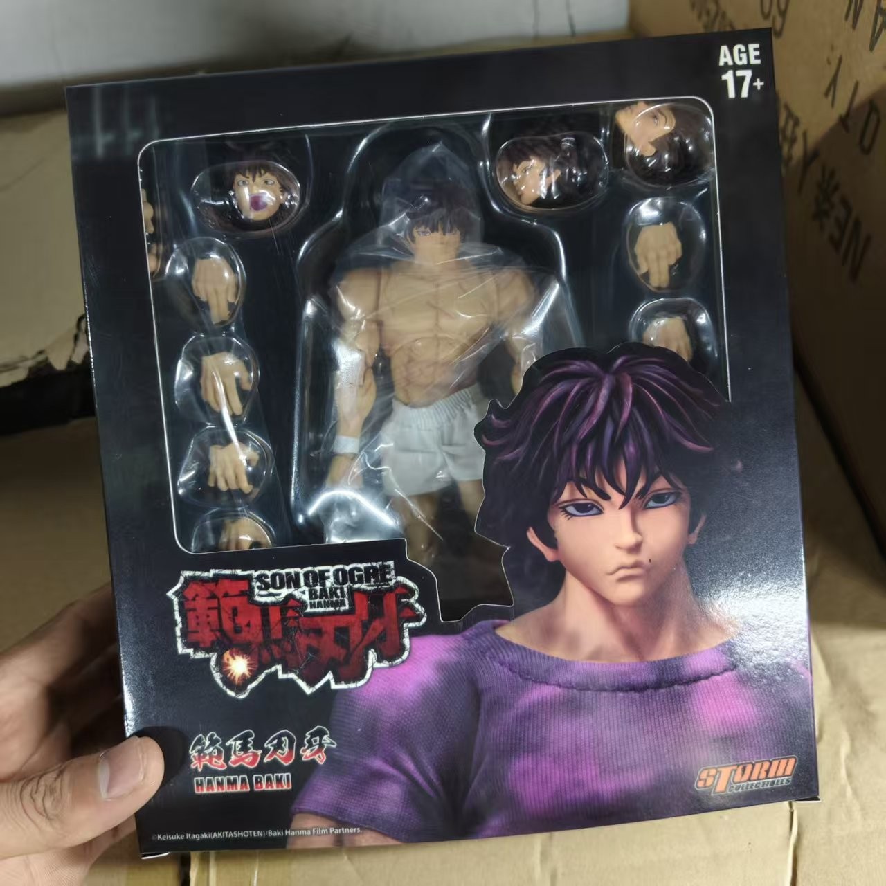 В наличии Baki Hanma Рисунок Hanma Baki Demon Back Ver. Подвижная модель 1/12, фигурки мальчиков Baki, коллекция игрушек из ПВХ, подарки на день рождения