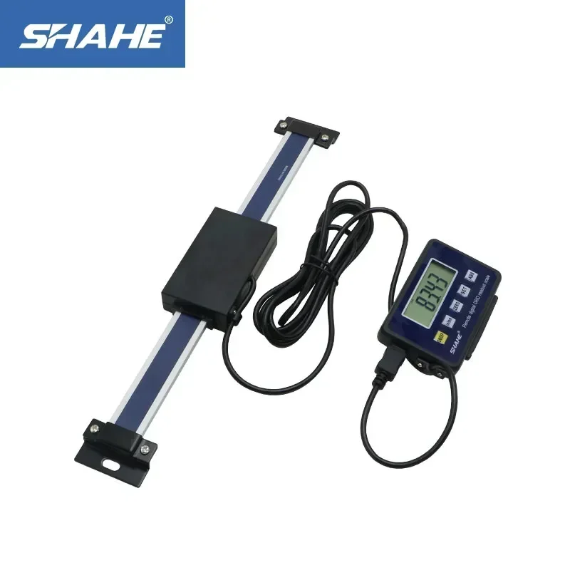Shahe-escala lineal Digital remota de 0-150/200/300mm, escala de lectura de mesa para bridgeport, regla lineal de torno de molino con Base LCD