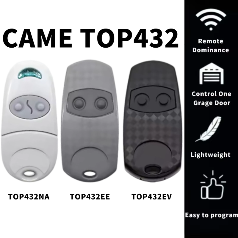 Came Top432Na Top432Ee Top432Ev Top433,92 МГц двухканальный пульт дистанционного управления для гаражных ворот, передатчик клонирования лица к лицу