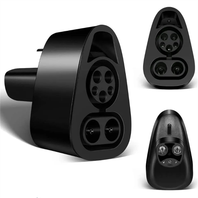 DC AC Power Converter Ev Charger Adapter For Tesla Model Y S X 3 CCS1 Combo Adapter Charging Gun Conversion Head