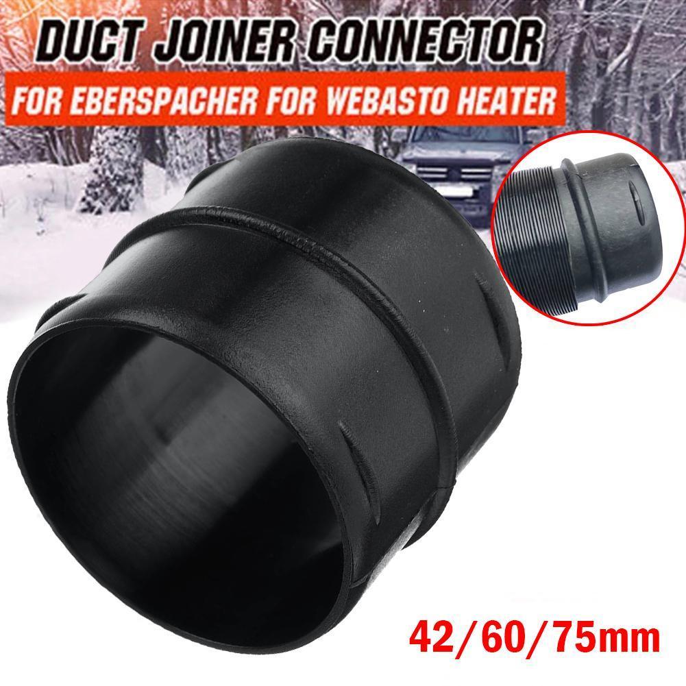 Conducto de calentador de coche, Conector de línea de manguera para estacionamiento de aire, Webasto, Eberspacher, conexión de conductos, 42mm, 60mm, 75mm