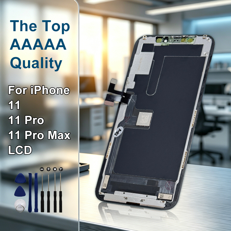 AAAA 11 OEM para iPhone 11 Pro Display Touch Digitizer para iPhone 11 Pro Max Tela LCD True Tone Peças de Reposição de Fábrica